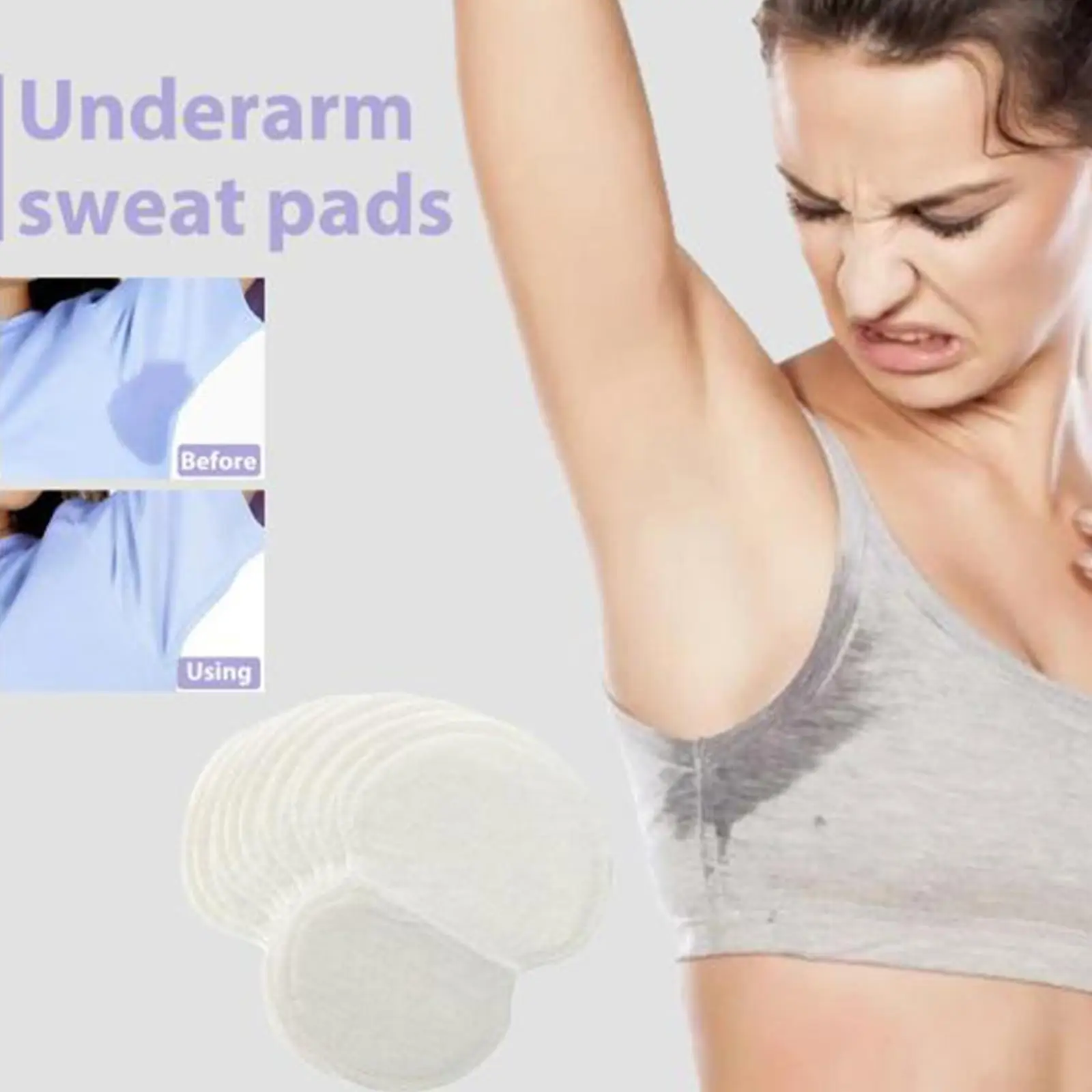 

10PCS Underarm Pads Dress Clothing Perspiration Deodorant Care Sweat Armpit Pads Absorbent Deodorant Men Summer Women Pads A4W1