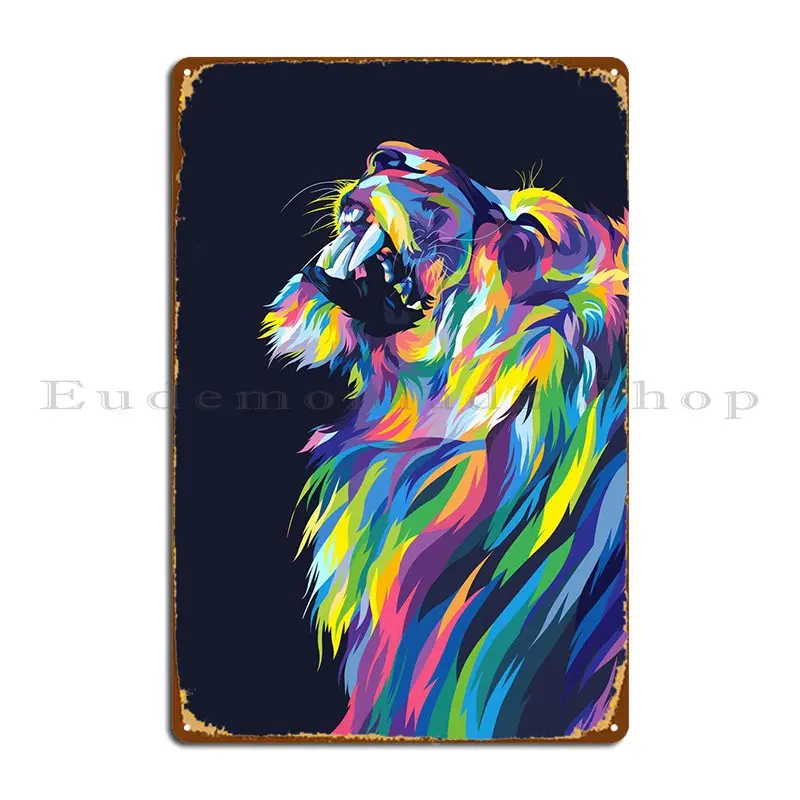 

Счастливый Лев, металлический знак, фотография, индивидуальный дизайн, кинотеатр, жестяной знак, плакат