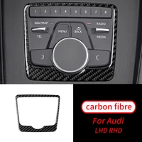for audi a4 b9 a5 17 19 real carbon fiber mini display board decoration cover trim car interior accessories car interior supplie