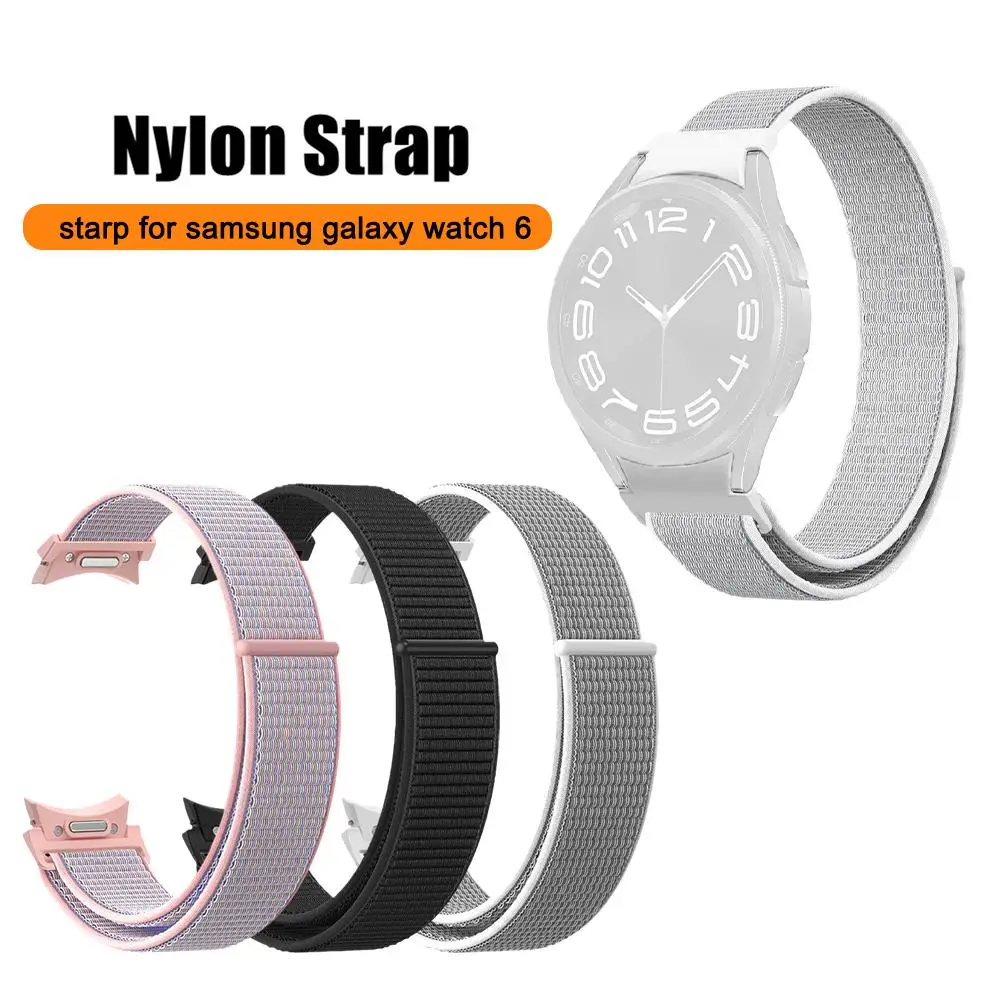

Ремешок нейлоновый для смарт-часов Samsung Galaxy Watch 6, 22 мм, 1 шт.