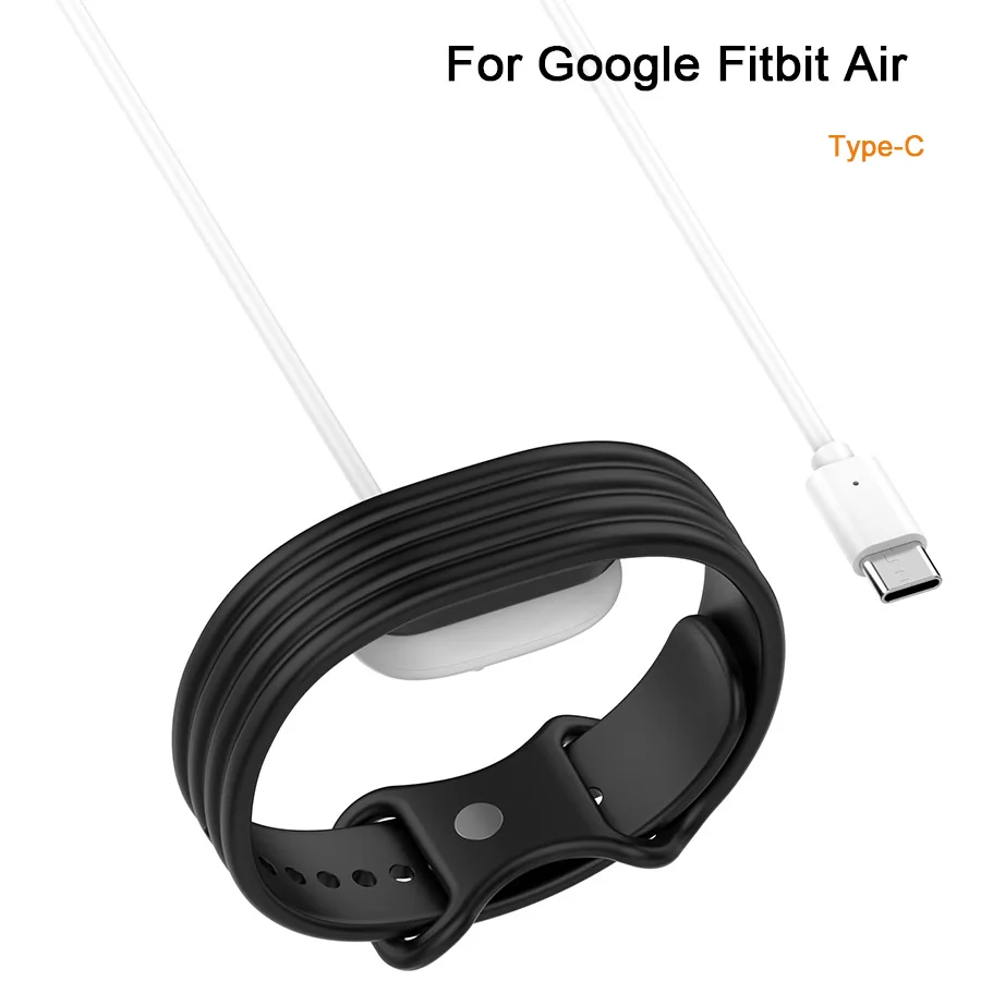Фото Магнитное зарядное устройство для часов Google Fitbit Air, сменный зарядный кабель, USB-кабель, док-адаптер для Fitbit Air, аксессуар для умных часов №1