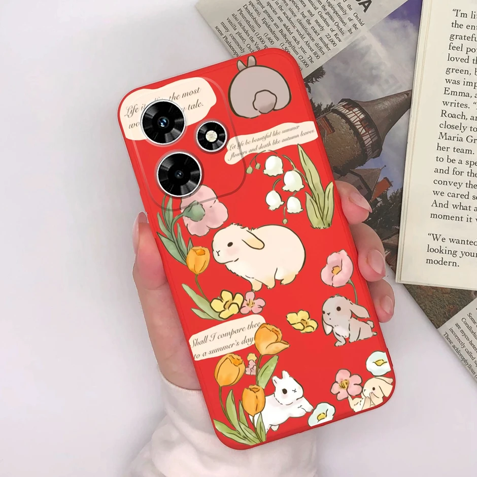 Чехол для Tecno Infinix Hot 30i 30 Play 4G Мультяшные стильные чехлы i мягкая задняя крышка Hot30