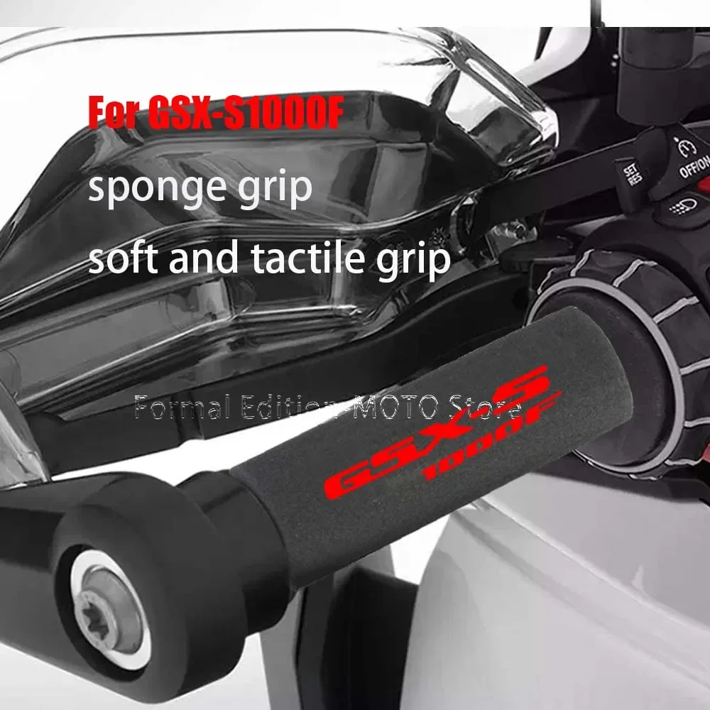 

Handlebar Grip Sponge Cover for Suzuki GSX-S1000F 27mm Shockproof Motorcycle Sponge Grip Non-slip Motorcycle Grip Cover