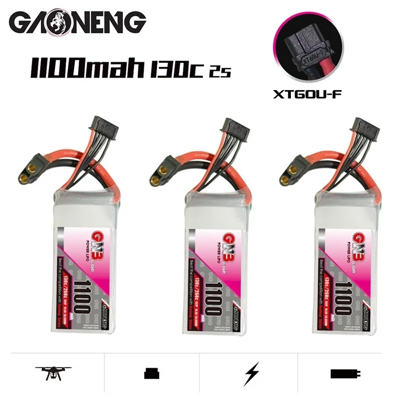 

Upgraded GNB 18.5V 1100mAh 130C/260C Lipo Battery For RC Helicopter Quadcopter FPV Racing Drone parts 5S 18.5V Battery