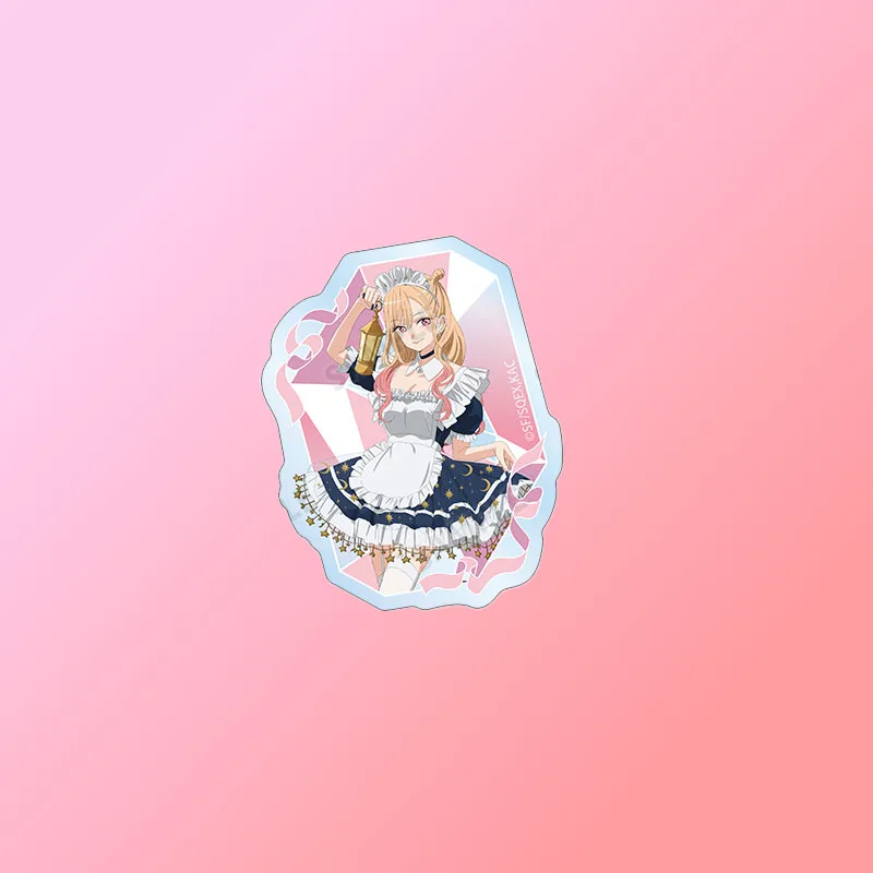 Фото Акриловая фигурка-подставка My Dress-Up Darling ANIME с персонажами Марин Китагава и Вакана Годжо, модель для косплея, игрушка, подарок на день рождения, украшение, брелок №2