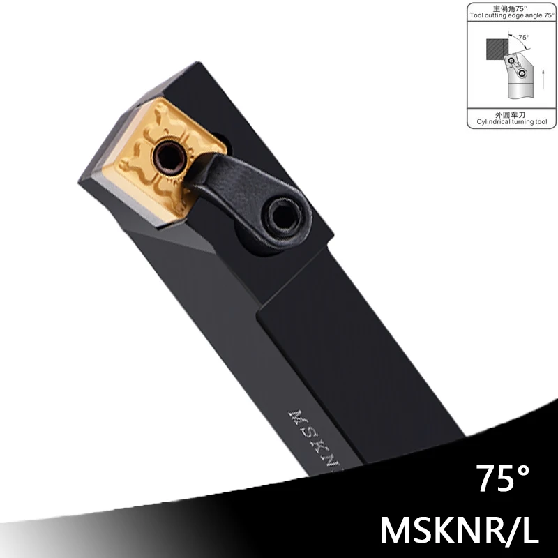 

OYYU MSKNR1616H12 MSKNR MSKNL MSKNR2020K12 MSKNR2525M12 MSKNR2525M15 SNMG Carbide Inserts External Turning Tool Holder MSKNR1616