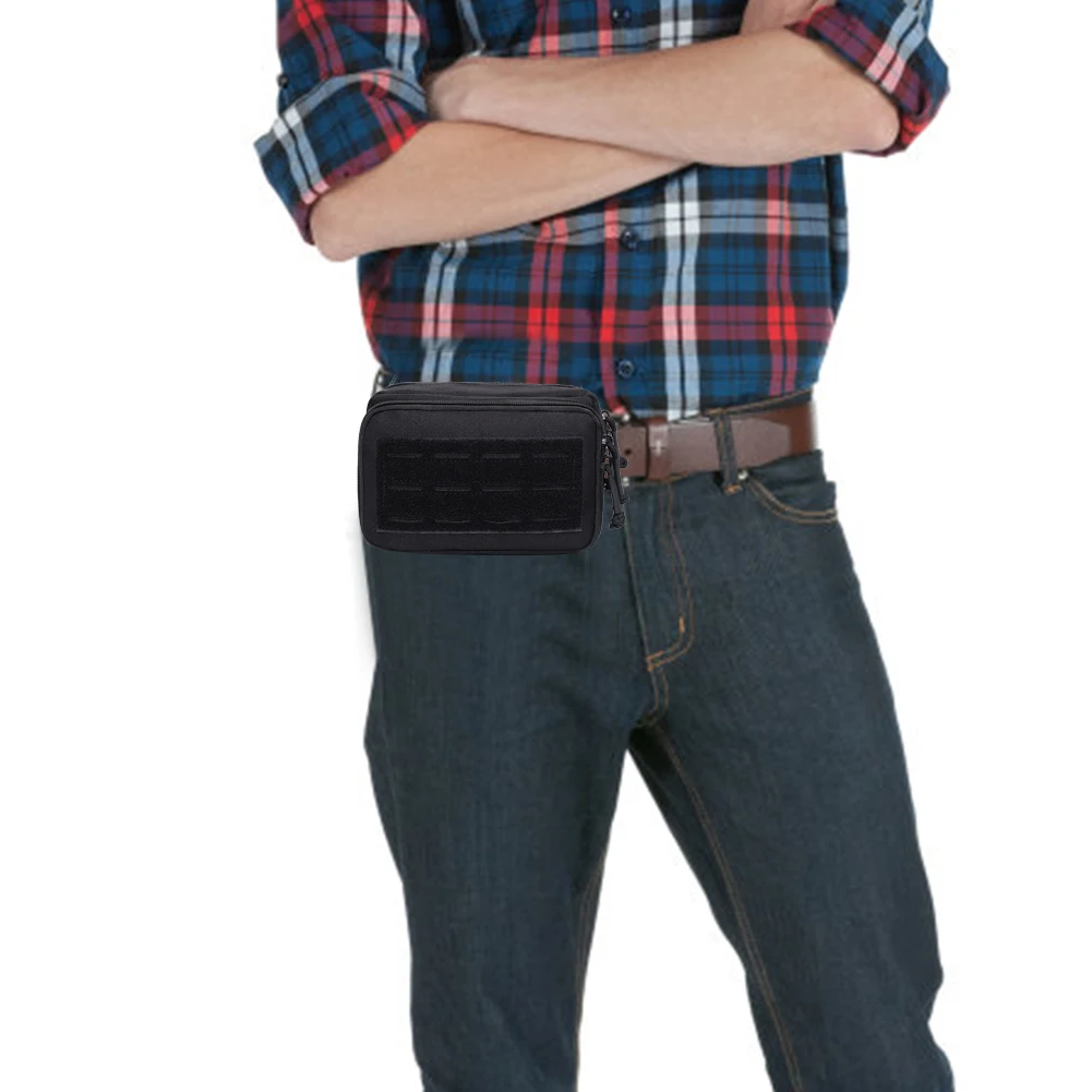 

Molle Phone Pouch Waist Bags Outdoor Camping 1000D Nylon Hiking Sport Zipper Bag Outdoor Exercise Sport Decoration