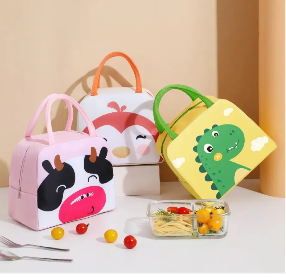 

Baby Milk Bottle Insulation Bags Cartoon Animals Waterproof Baby Food Thermal Bag Children Adult Women Men Portable Lunch Bags