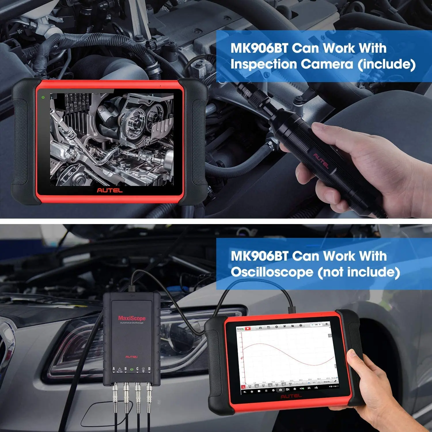 Супер Профессиональный сканер Autel Maxisys MS906BT для кодирования ECU, диагностический инструмент OBD2, автомобильный беспроводной Bluetooth MS906BT PRO VS MS908P