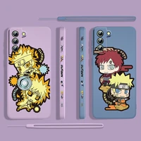 hot anime naruto love for samsung galaxy s22 s21 s20 s10 note 20 10 ultra plus pro fe lite liquid left rope phone case fundas