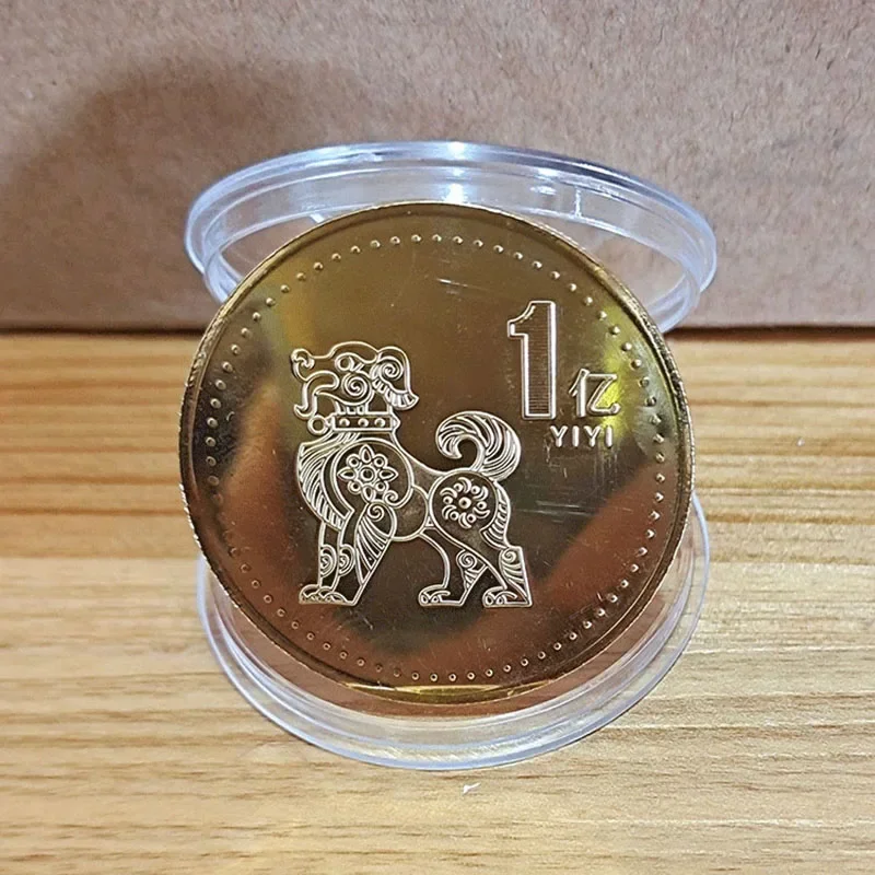 12 знаков зодиака китайская Золотая Коллекционная монета для богатства фэн-шуй