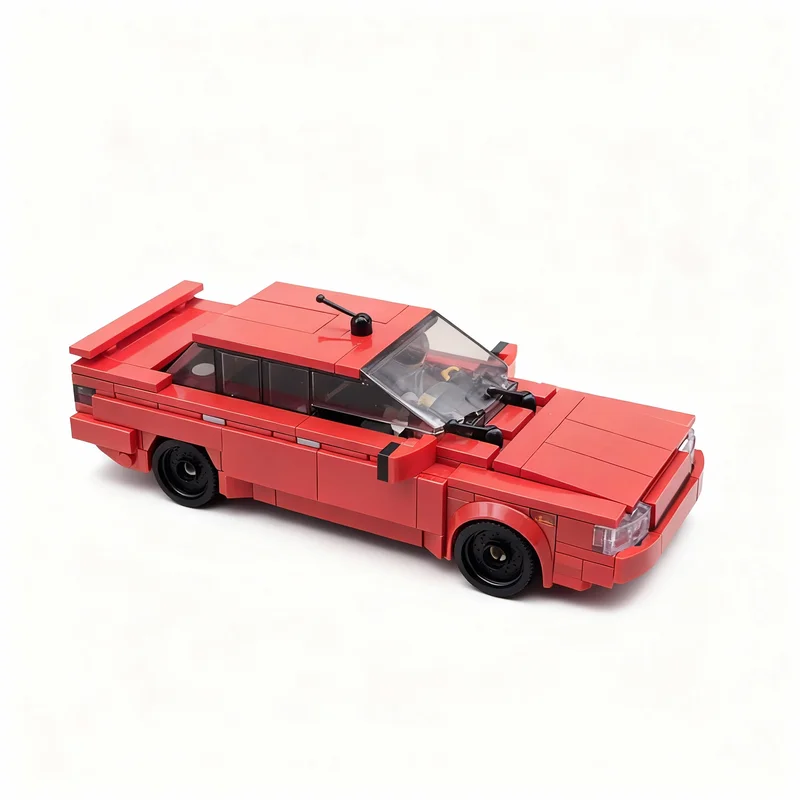 Фото Набор строительных блоков MOC City Champions Renault Turbo, 384 детали, развивающая игрушка для детей, идея для подарка на Рождество, конструктор DIY №3
