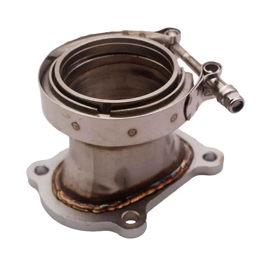 

3" 4 To 2.5" Adaptor Downpipe Exhaust Flange CT26 + Clamp
