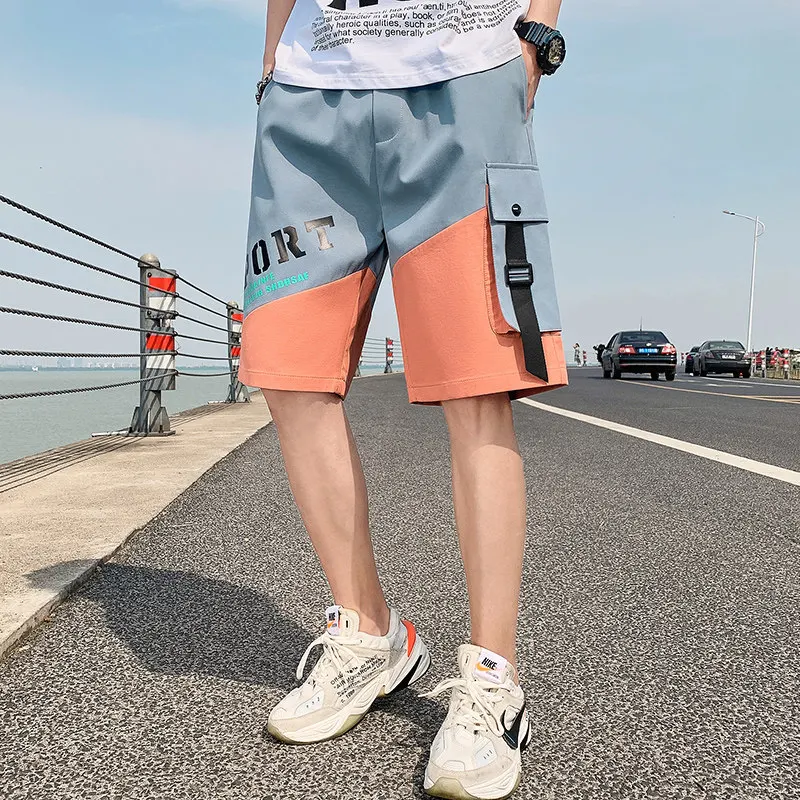 

Summer Multi-pocket Cargo Short Pants For Men 2022 Fashion Brand Shorts Male Sports Running Man Streetwear Hip Hop Casual Shorts