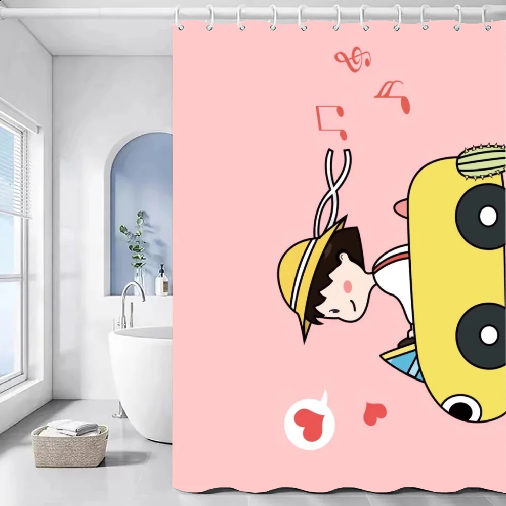 C-Chi-bi Maruko Занавеска Для Душа Ванной Комнаты Водостойкая Современный Стиль