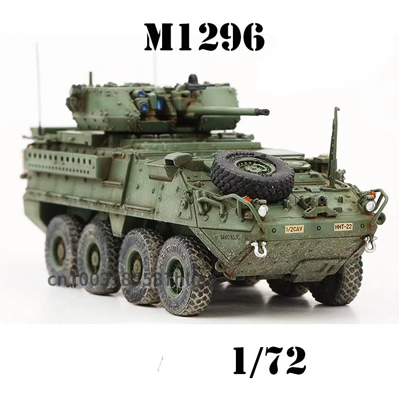 

St. Paul's Finished 1/72 American M1296 Dragoon Stryker Armored Car Fine Version Modification&Aging Military Toy Finished Model