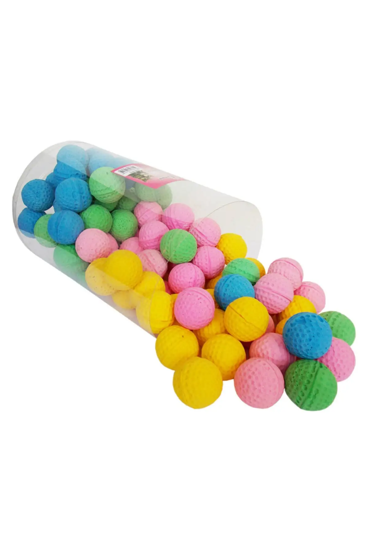 

Pets Cats Toys Sponge Ball 100 PSC. 4 cm