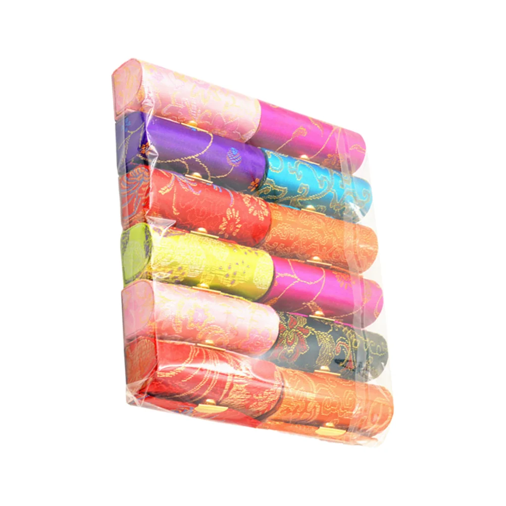 

Lipstick Case Holder Wrapping Boxes Lip Box Packaging Balm Essential Oil Womanstorage Cases Portable Bottle Makeup Velour Cover