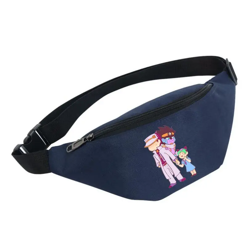 

Поясная сумка с принтом аниме JoJo's невероятные приключения, Женская забавная сумка, детская дорожная сумка на пояс с мультяшным рисунком, пр...