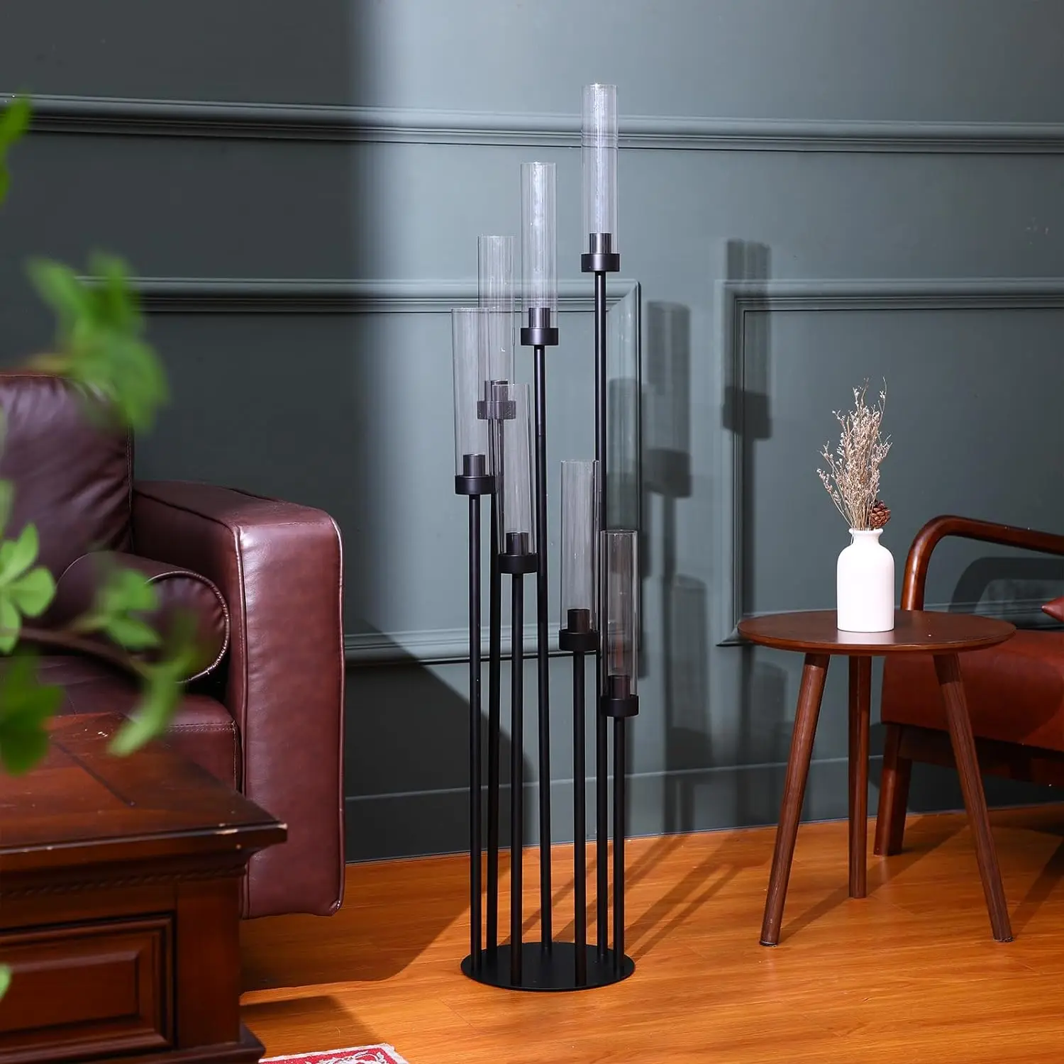 2 шт./4 шт./8 шт./10 шт.) Акриловые канделябры центральные части 48 дюймов прозрачный