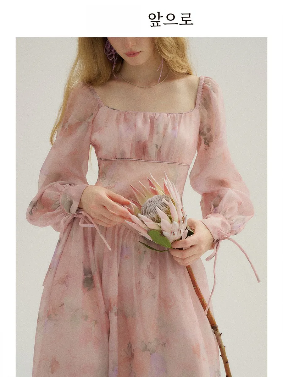 С тех пор французское платье sle высокого класса летние юбки с длинным рукавом и