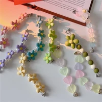 cute wrist strap small fresh lanyard girl flower xiaomi huawei iphone samsung suitable for any model mobile phone shell chain