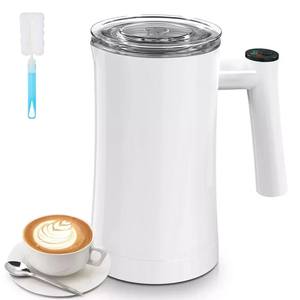 Automatic Milk Frother Electric Cold/Hot Milk Steamer Cappuccino Machine Milk Foamer Frothing Stainless Steel Home Appliances