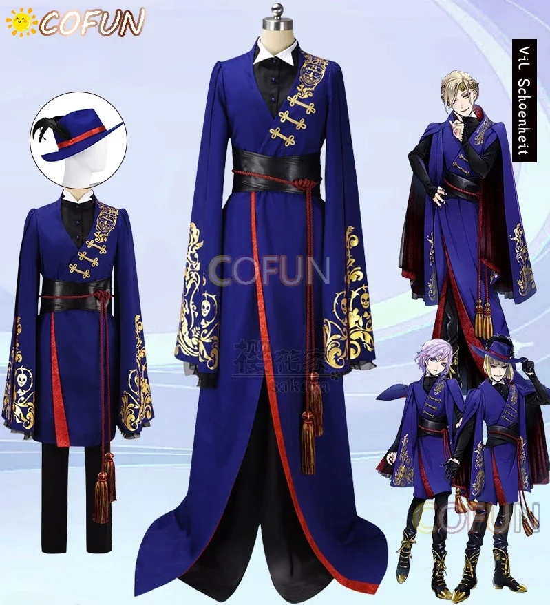 COFUN Twisted-Wonderland Pomefiore Вил/Рек/Эпель Косплей Костюм Хэллоуин Игровой Женщины Мужчины