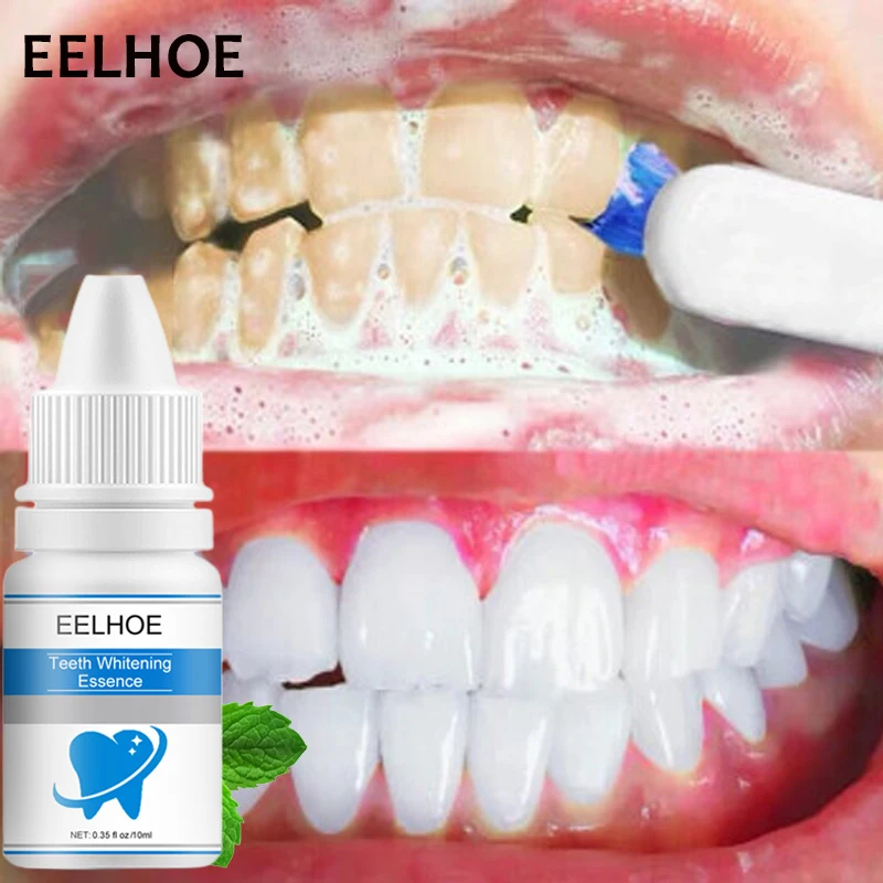 Teeth Whitening Serum Effective Remove Yellow Plaque Spot Smoking Stain Deep Clean Freshe Breath Oral Hygiene Tooth Care Essence