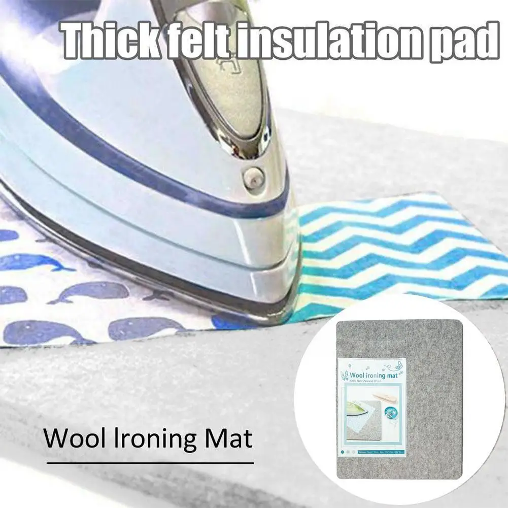 

Wool Ironing Mat For Quilting Wool Ironing High Temperature Ironing Pad Ironing Board Wool Cover Protecte Pressing Pad W5o6