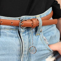 summer jeans casual thin belts for women elastic pink dress sweet belt womens leather pu love pattern fashion clothes