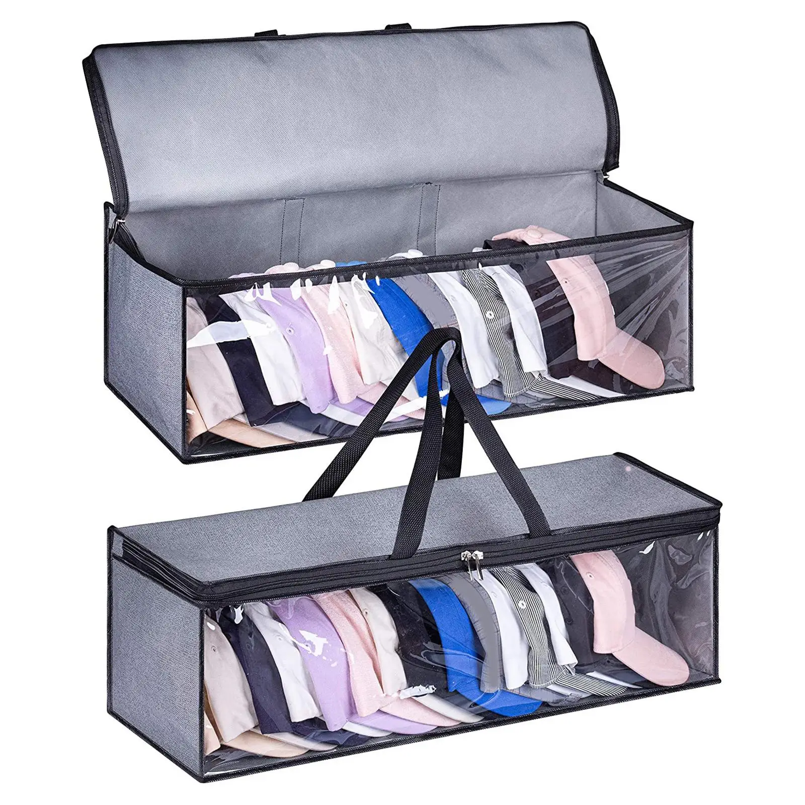 

Hat Organizer Case Dustproof Wide Hat Storage Bag for Travel Home Women