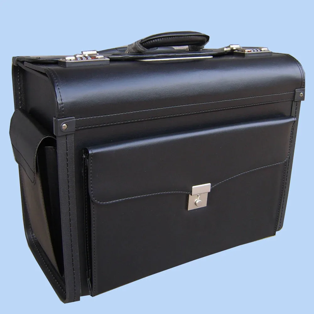 Business Suitcase 2 Wheel Trolley Case 18Inch PU Boarding Flight Box Laptop Tablet Computer Storage Bag Luggage Password Handbag
