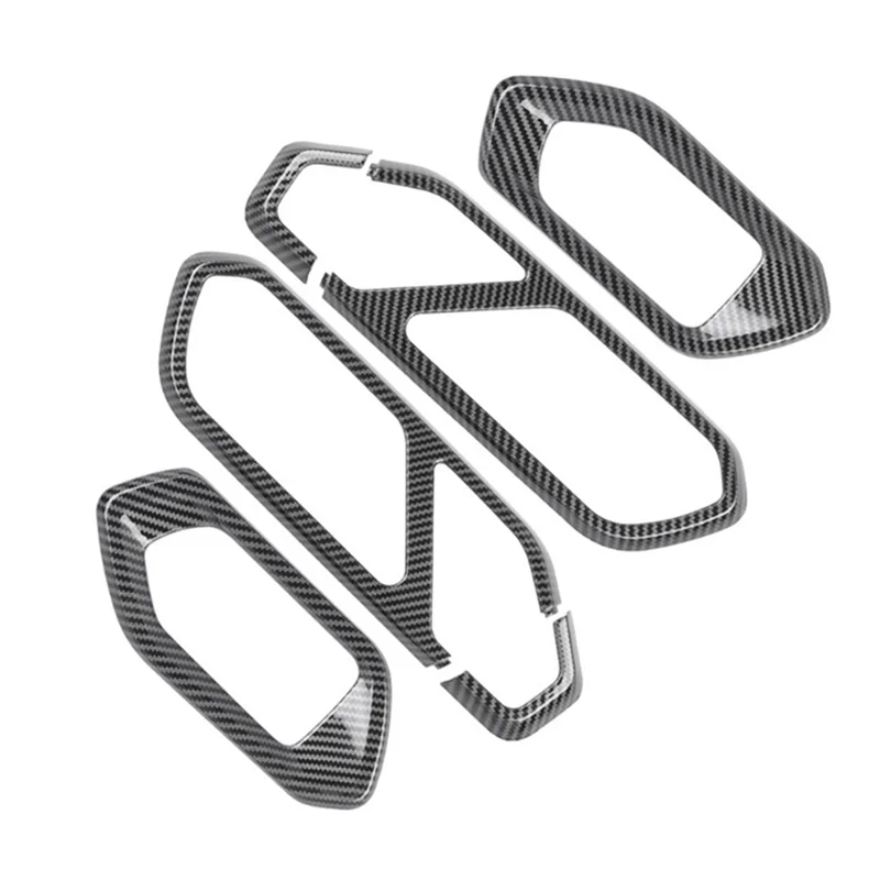 Внутренняя ручка автомобильной двери из углеродного волокна Декоративная