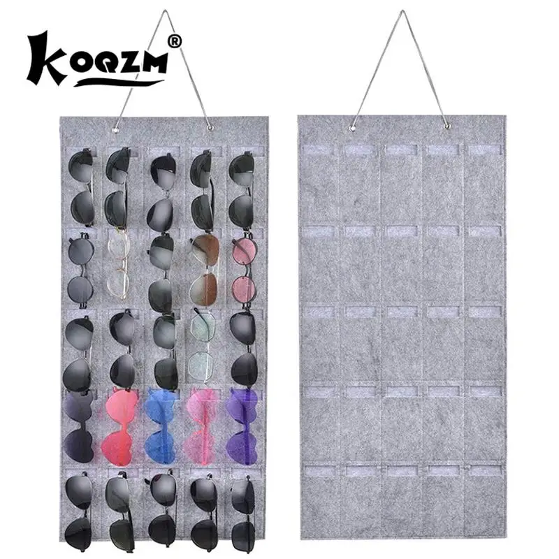 

Фетровый органайзер для солнцезащитных очков на стену