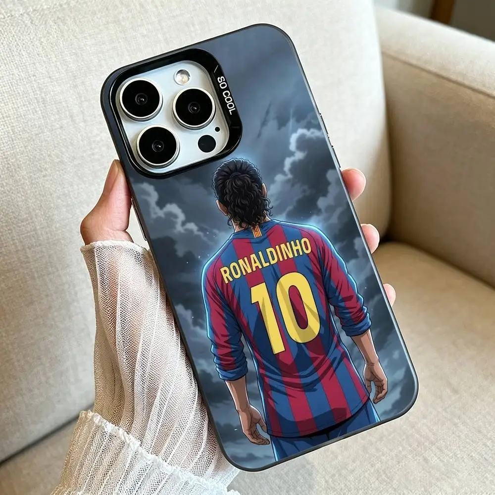 Чехол для телефона Ronaldinho Football 10 для iPhone 17121311141516 Pro Max Plus, цветной серебристый, защитный чехол. (art.: 3920dced772da) - 3920dced772da