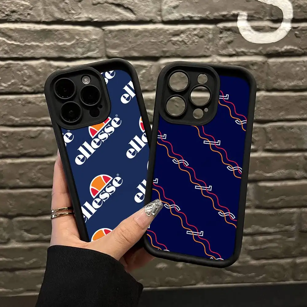 Фото Модный чехол для телефона E-ellesseS для iPhone 17 16 15 14 13 12 11 Pro Max Mini Plus, мягкая задняя крышка из ТПУ №1