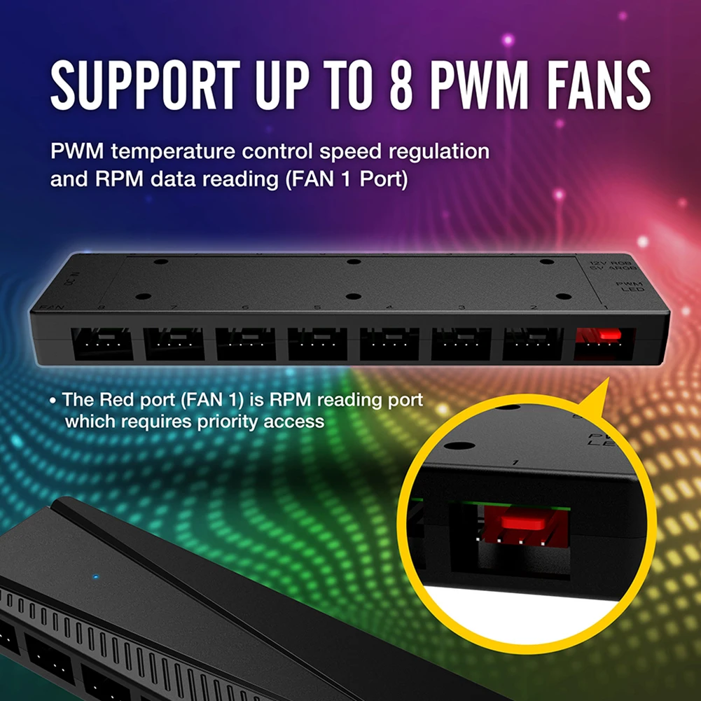 

Контроллеры светодиодных вентиляторов 2 в 1, 5 В, 3 контакта, 4 контакта, PWM SATA