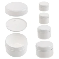 10g 20g 50g100 250g jar empty plastic sample containers for cream lotion round cosmetic pot jars with lidsmakeup sample jars