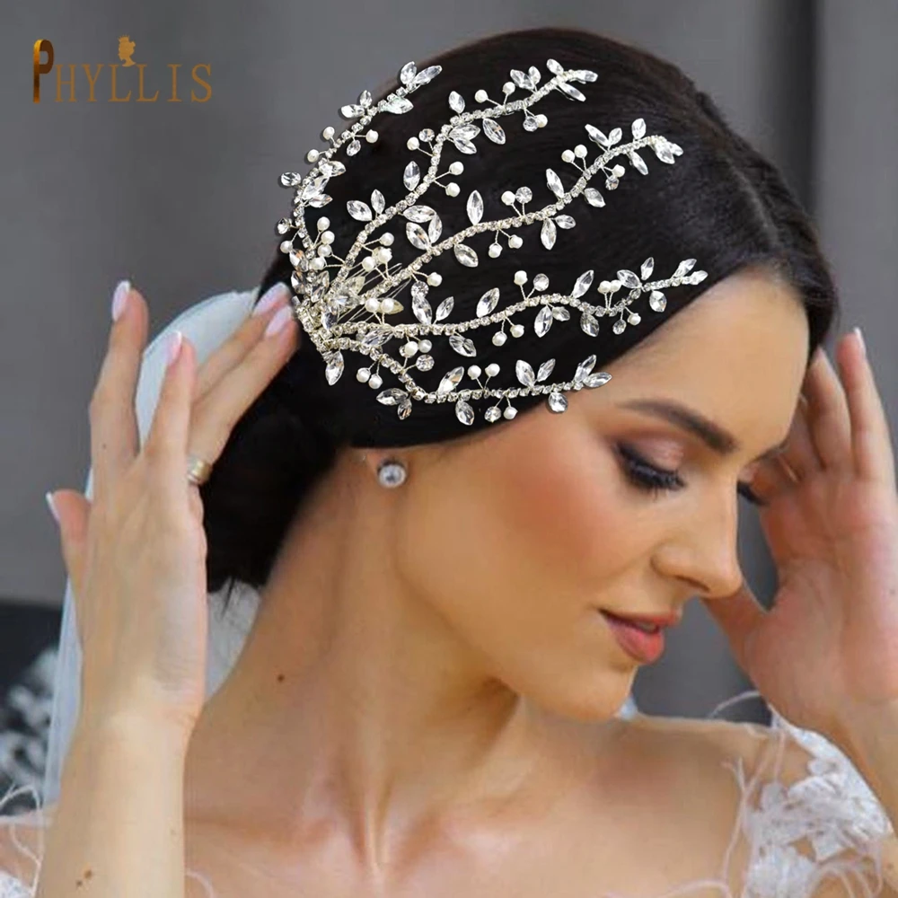 

Женская тиара ручной работы A463, винтажная свадебная тиара, аксессуары для волос в стиле барокко