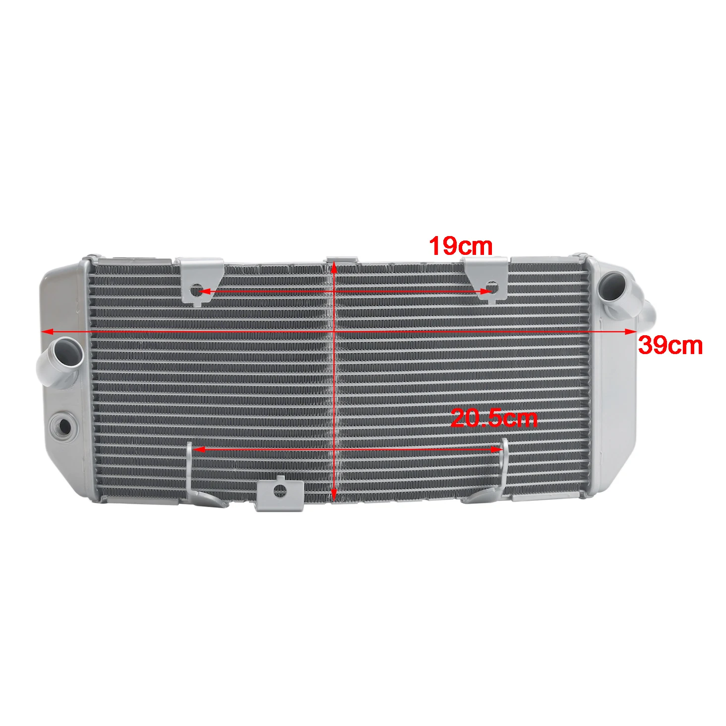 Фото Алюминиевый радиатор охлаждения для Yamaha TMAX 530 T-max 530 2012 2013 2014 2015 2016, серебристый №2