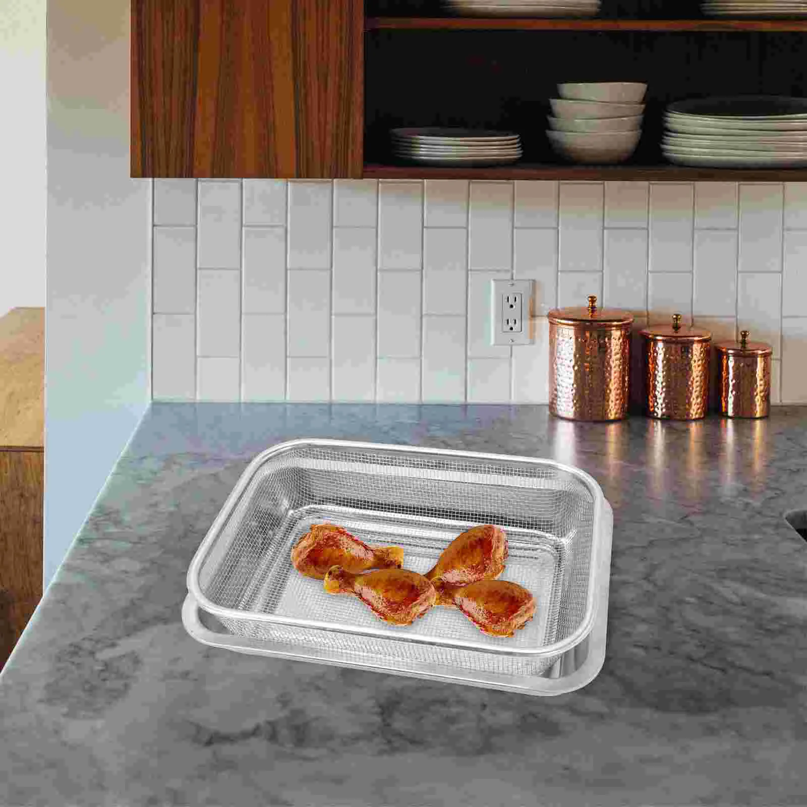 Сушилка для выпечки прямоугольная из нержавеющей стали