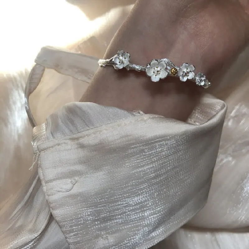 1 шт. изысканный цветок роскошная индивидуальность женский браслет ежедневные