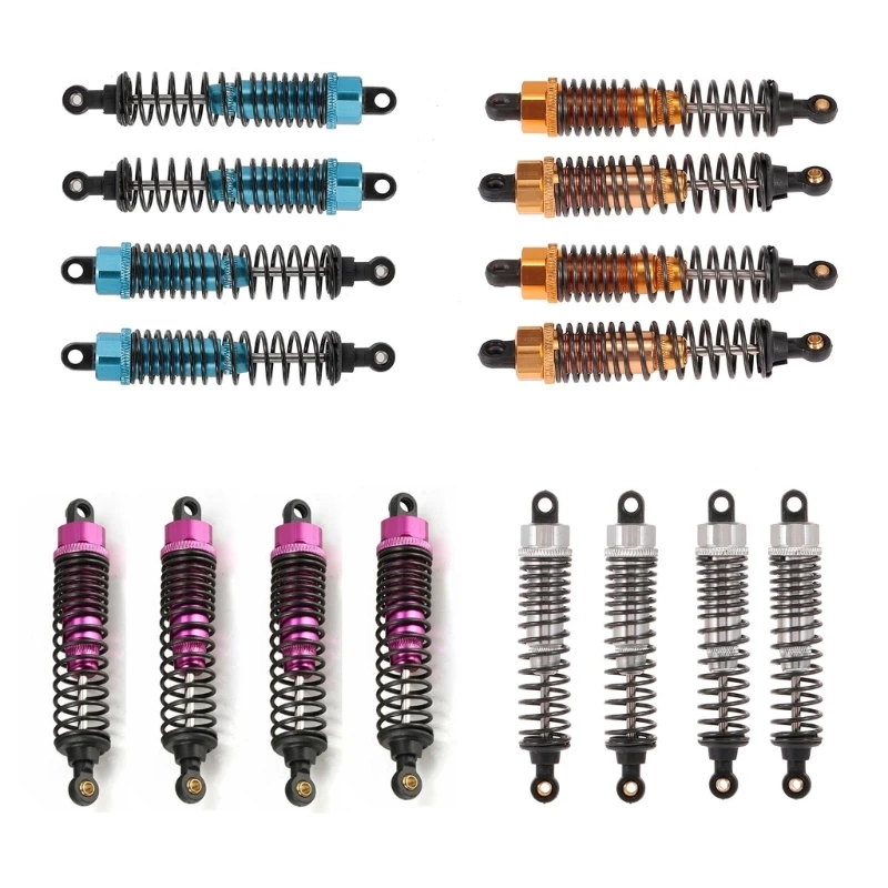 

Shock Absorbers 4 Pieces Metal Dampers Parts for 1/10 Remote Control Crawlers