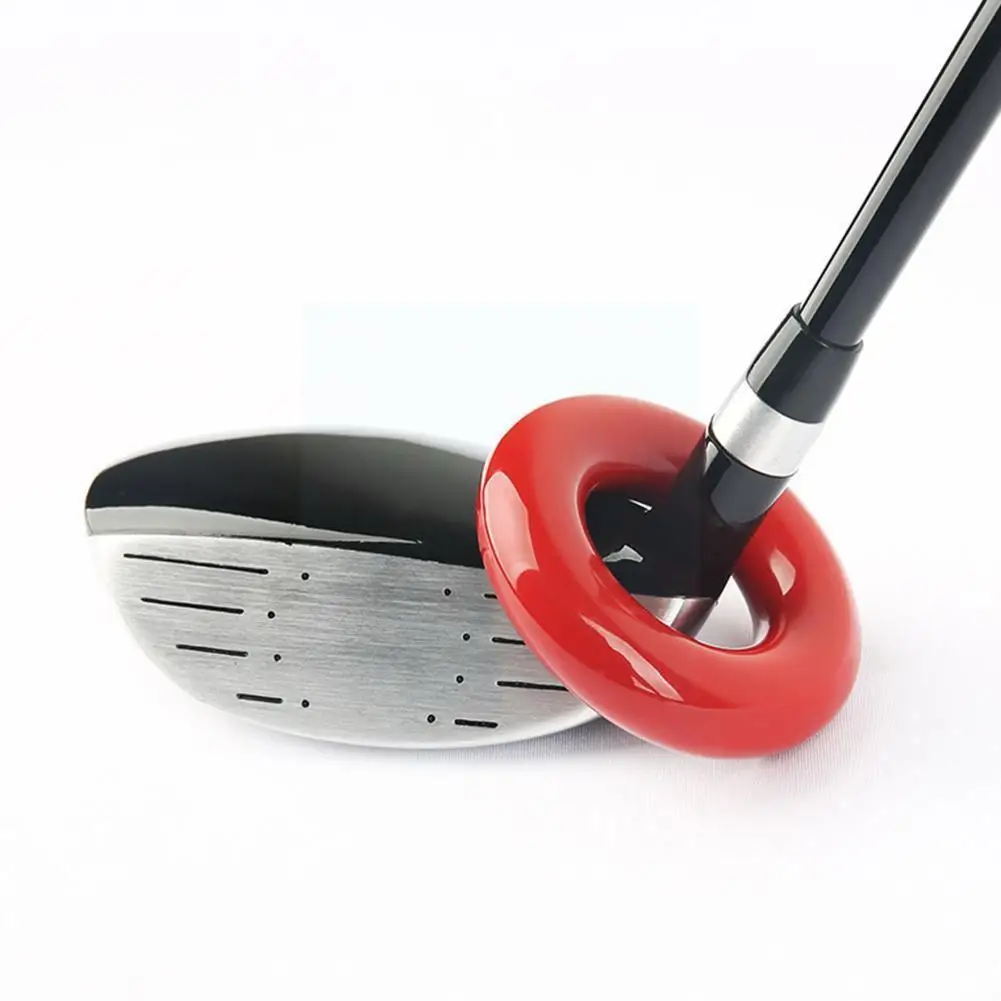 

1PC Round Golf Weight Ring For Golf Clubs Warm Up Golf Training Aid Black Red Golf Swing Trainer Weighted Practice Tool O8J7