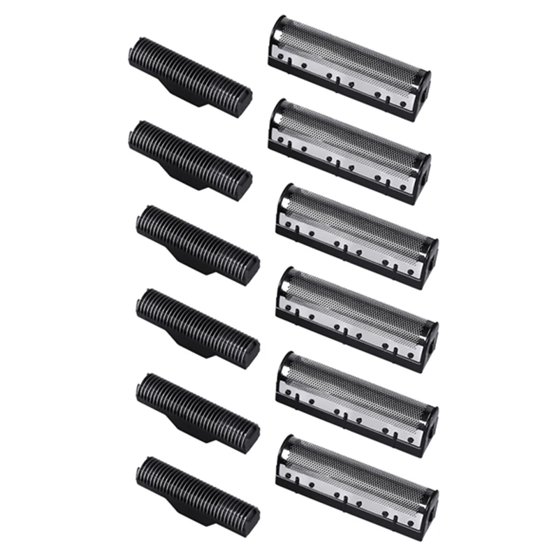 

3Set Clipper Blade For Kemei Km-1102 Clipper Electric Shaver Parts Net Silver