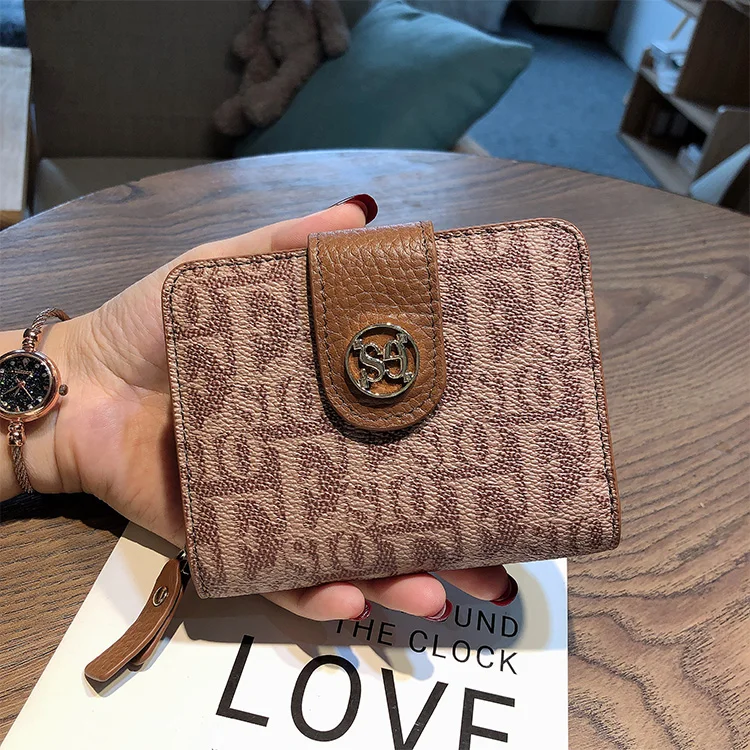 Мини-винтажный кошелек из натуральной кожи для женщин новая мода держатель