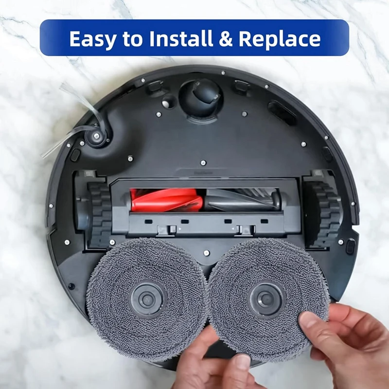 Фото Микрофибровые насадки для швабры для Saros 10R Z70 Q Qrevo S Pro Master Plus Curv Parts №5