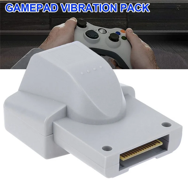 Фото Новый геймпад N64 с вибрацией, карта памяти Rumble Pak для игровой консоли 64, аксессуары №4