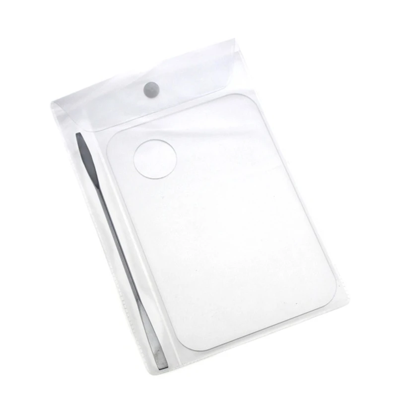 1 комплект акриловой прозрачной палитры для макияжа смеситель рисования с